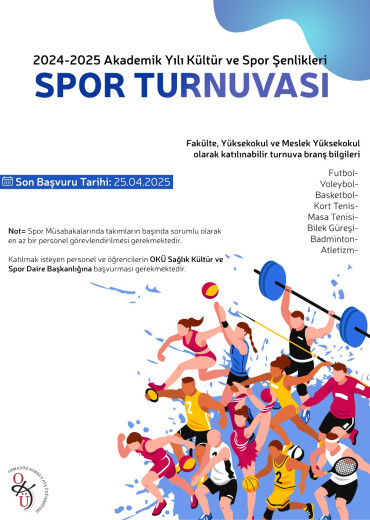 2024-2025 Akademik Yılı Kültür ve Spor Şenlikleri